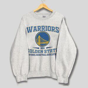 Vintage 90s Golden State Warriors Basketball Crewneck Sweatshirt Retro NBA Shirt